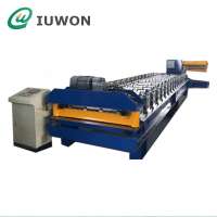 iUwon Automatic Corrugated Metal PBR Panel Steel Roof Sheet Roll Forming Machine