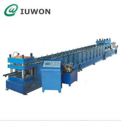 Automatic 2 Waves Highway Guard Rail Cold Roll Forming Machine