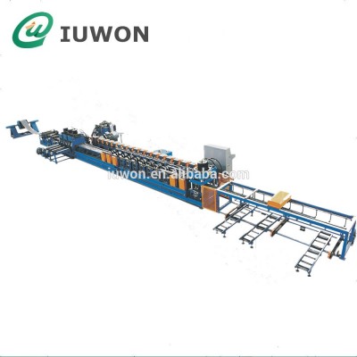 Iuwon Automatic Corrugated Steel Sheet Highway Wave Guardrail Roll Forming Machine