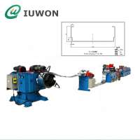 iUwon PLC Control Steel Door Frame Rollforming Machine